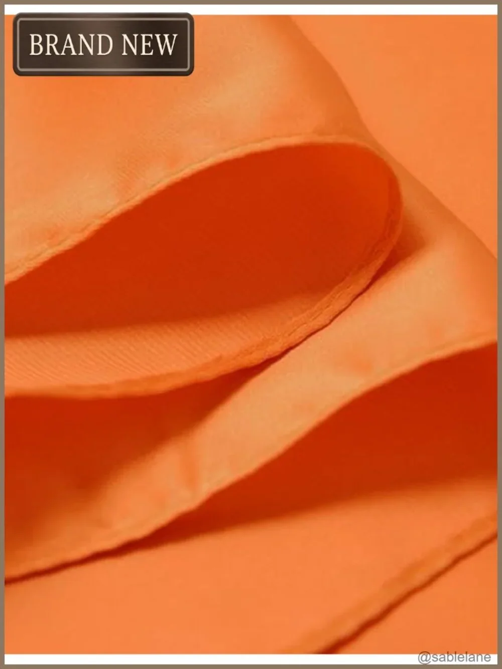 Silk-like Polyester Square Scarf 27.5